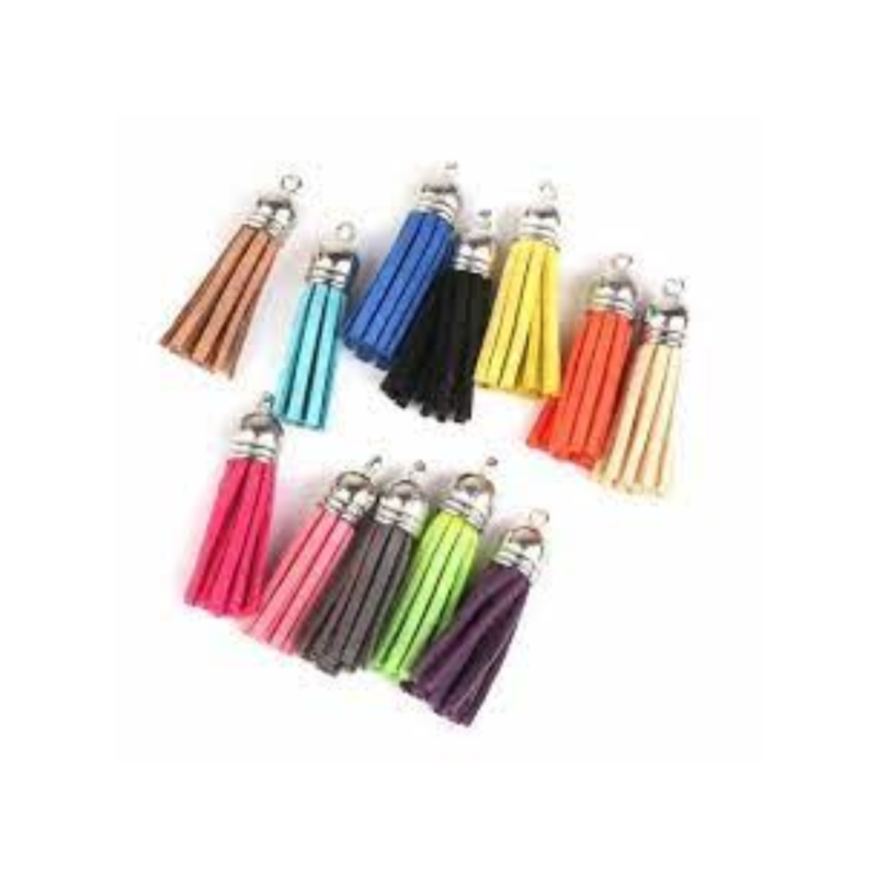 Leather tassels