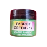 Opaque parrot green pigment