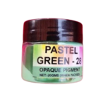 Opaque pastel green pigment