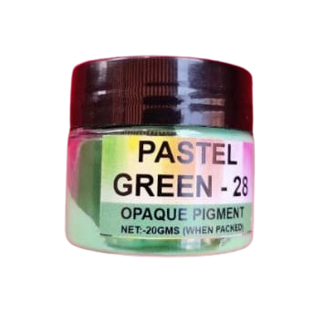 Opaque pastel green pigment