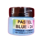 Opaque pastel blue pigment