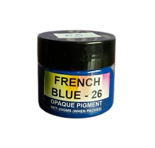 Opaque french blue pigment