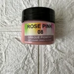 Opaque rose pink pigment