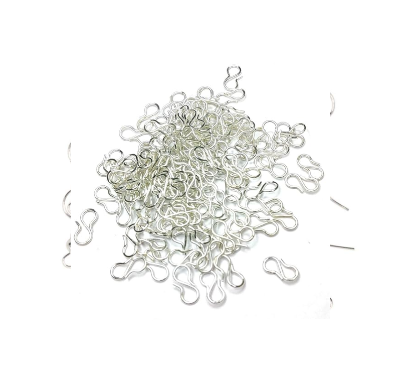 Silver earring hook