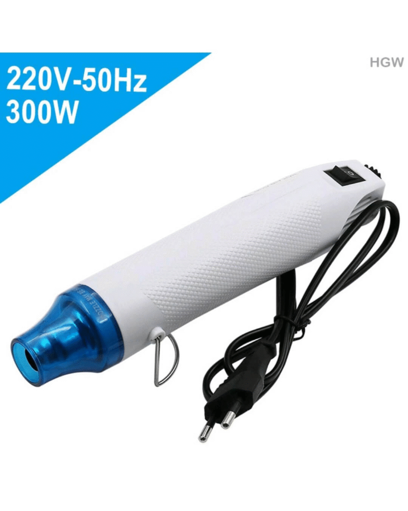 "Small heat gun tool used for art, resin, and other craft work."