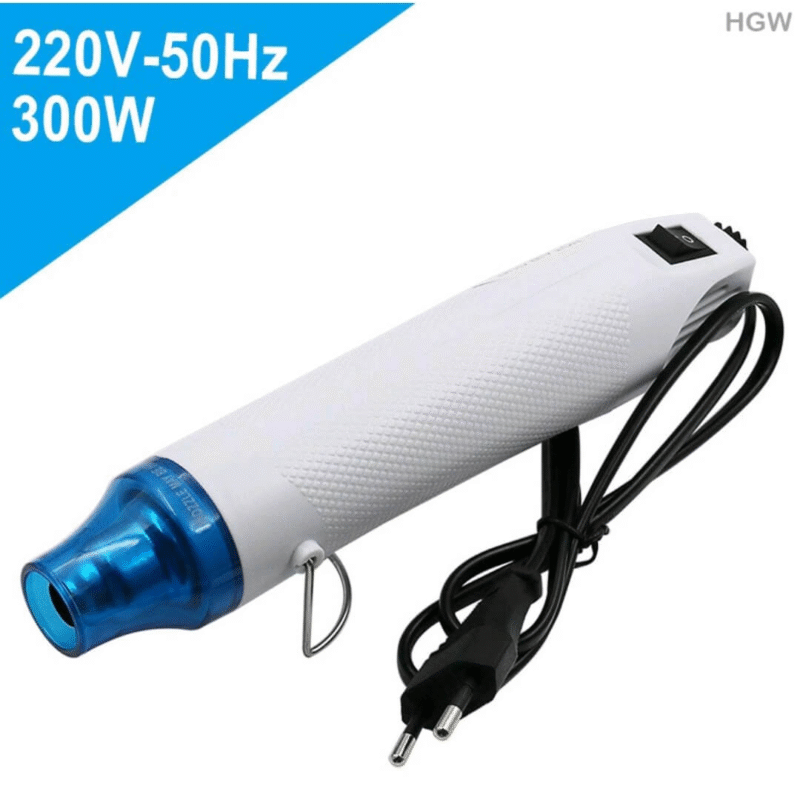 "Small heat gun tool used for art, resin, and other craft work."