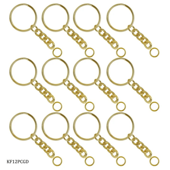 Keyring with Chain 5Pc