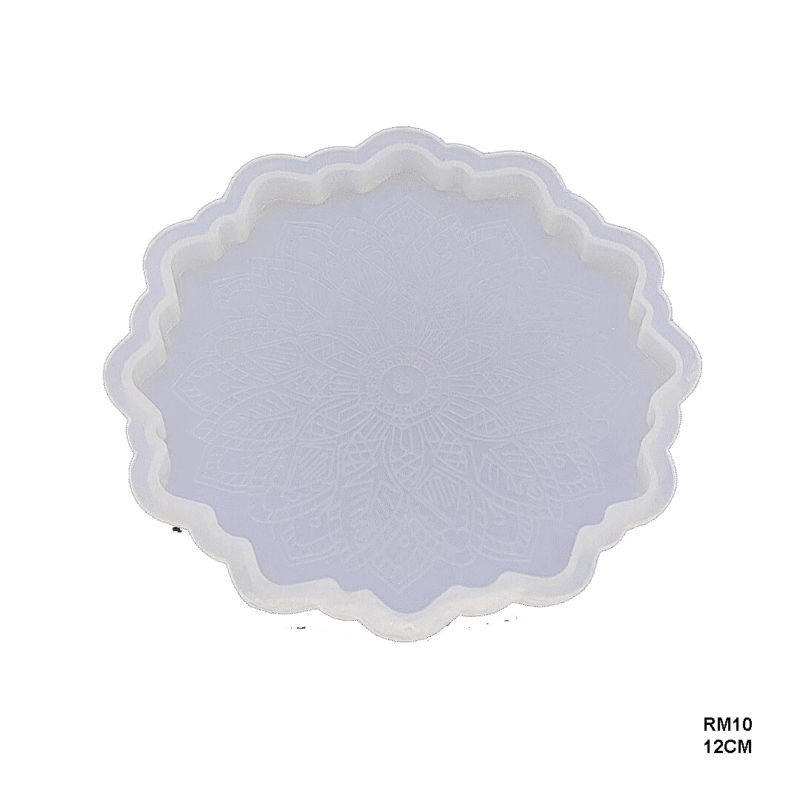 5-petal flower shaped silicone mould for resin coaster making