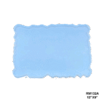 12x9 inch rectangular agate-edge silicone mould for resin art, tray making, or custom decor projects.