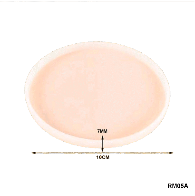 10cm round silicone resin mould for coasters and DIY craft projects.