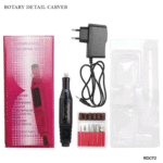 Rotary detail carver tool set with bits, charger, and accessories.