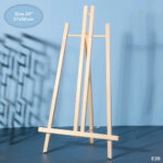 Wooden Easel stand – 20(27x50) Stand for Painting, Canvas Display & DIY Art Projects