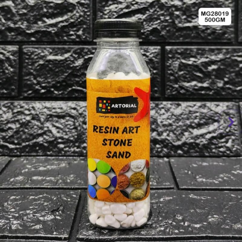 White Stones for Resin Art & DIY- 500GM