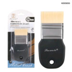 50mm wide Abstract Expression Paint Brush with short black handle and thick bristles.