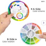 Artist Color Wheel – 23 cm Double-Sided Guide for Mixing Colors & Learning Color Theory.