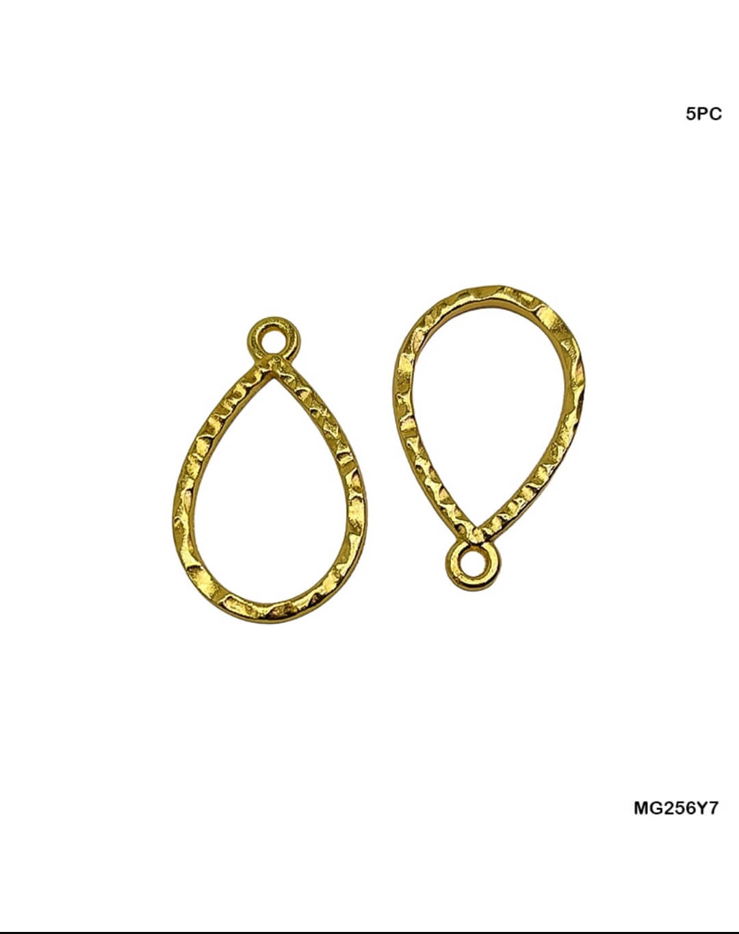 Golden Drop Open Bezel-5pc