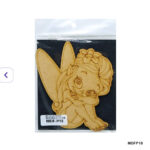 MDF fairy cutout with wings for magical DIY and nursery crafts