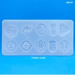 Rakhi Silicone Mould with multiple designs. RM187
