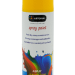 ASPJY Artorial yellow spray paints for industrial and creative use—ideal for bold finishes on metal, wood, or craft projects.