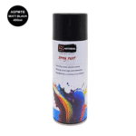 Artorial Matt Black Spray Paint 450ml can for smooth, even coating on multiple surfaces in DIY and craft projects.