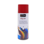 Bright red Artorial spray paint can, ideal for crafting, DIY art, woodwork, metalwork, and home decor projects.