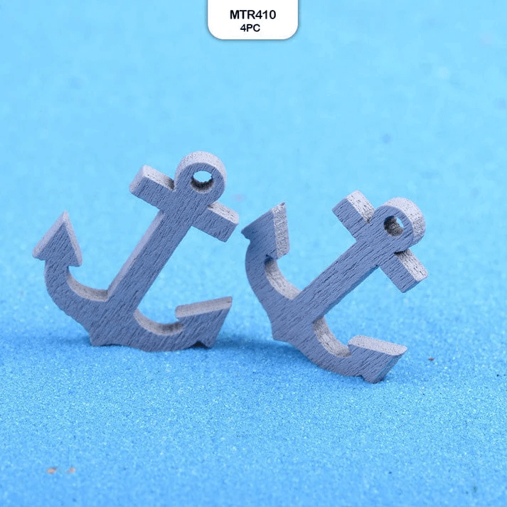 anchor Miniature grey anchor pieces in a resealable bag, perfect for resin or nautical crafts