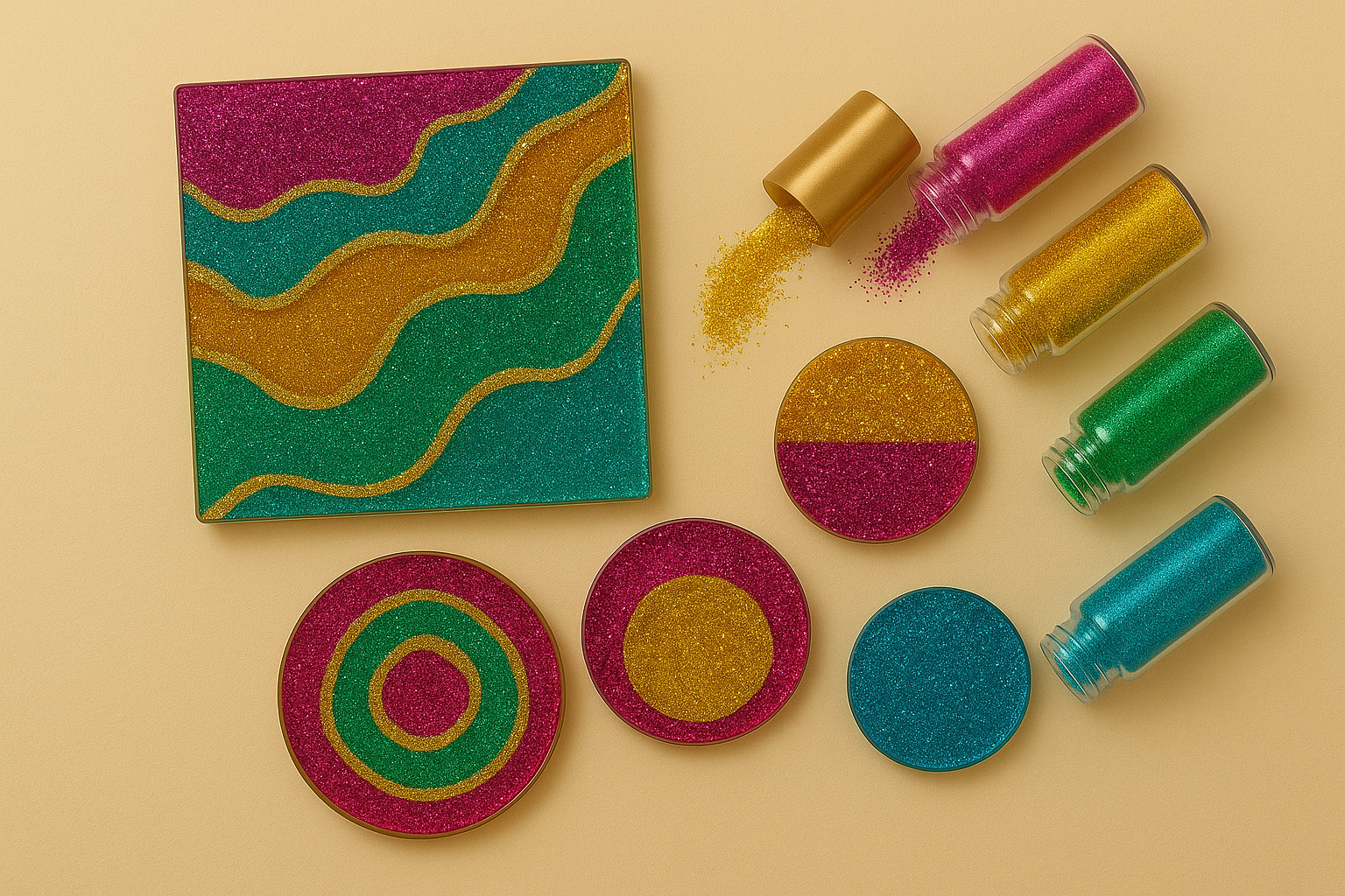 Glitter and chunks