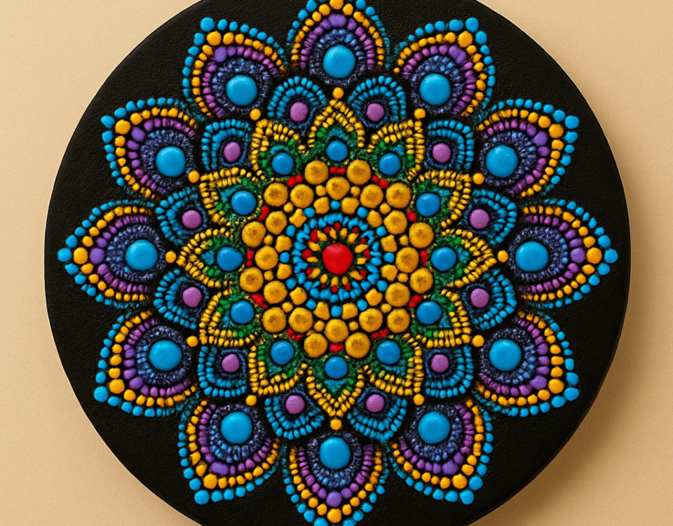Dot mandala art
