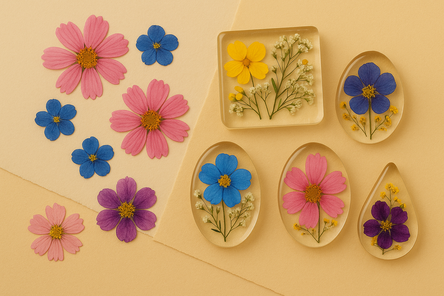 Dry flowers for Resin art