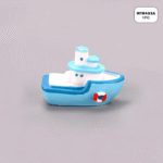 Miniature Model Ship model with life ring detail, perfect for mini ocean scenes