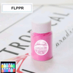 Purple glow-in-the-dark mica powder ideal for crafts, resin art, and vibrant designs.
