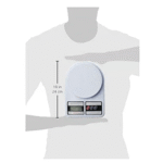 Compact electronic digital weighing scale with LCD display, suitable for kitchen, resin mixing, or jewelry weighing up to 10 inches in size.