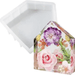 Casting mold for creating detailed resin or plaster art projects and crafts.