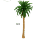7cm miniature palm tree model – ideal for dioramas, resin crafts, and miniature decorations