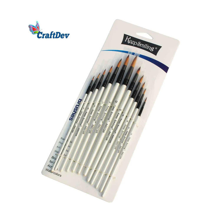 Round Paint Brush 12PC