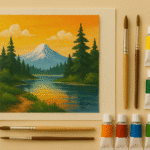 Acrylic painting